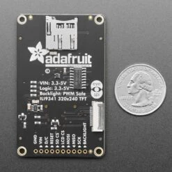 2.2" 18-bit Color TFT LCD Display With MicroSD Card Breakout - EYESPI Connector -3C Electronic Products 2 2 18 bit color tft lcd display with microsd card breakout adafruit ada1480 40029339222211