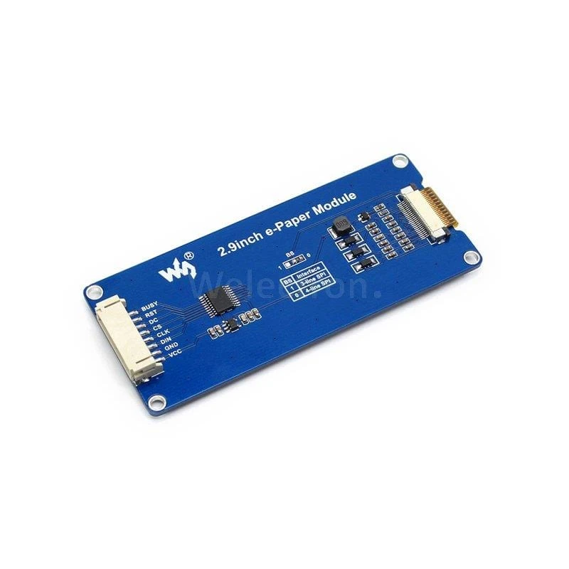 2.9" E-Paper Display Module (yellow/black/white) (296x128) - Image 2