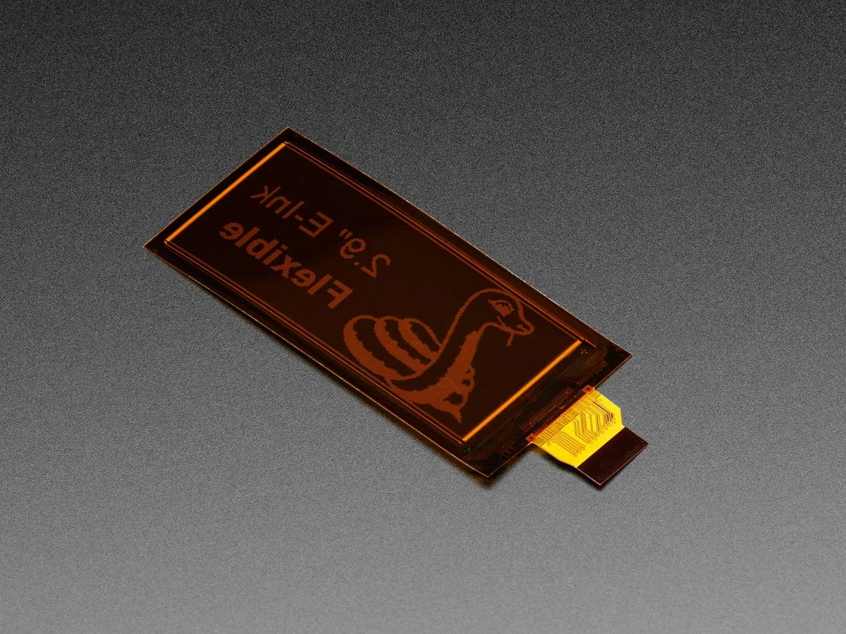 2.9" Flexible Monochrome EInk / EPaper Display (296x128 Monochrome) - Image 3
