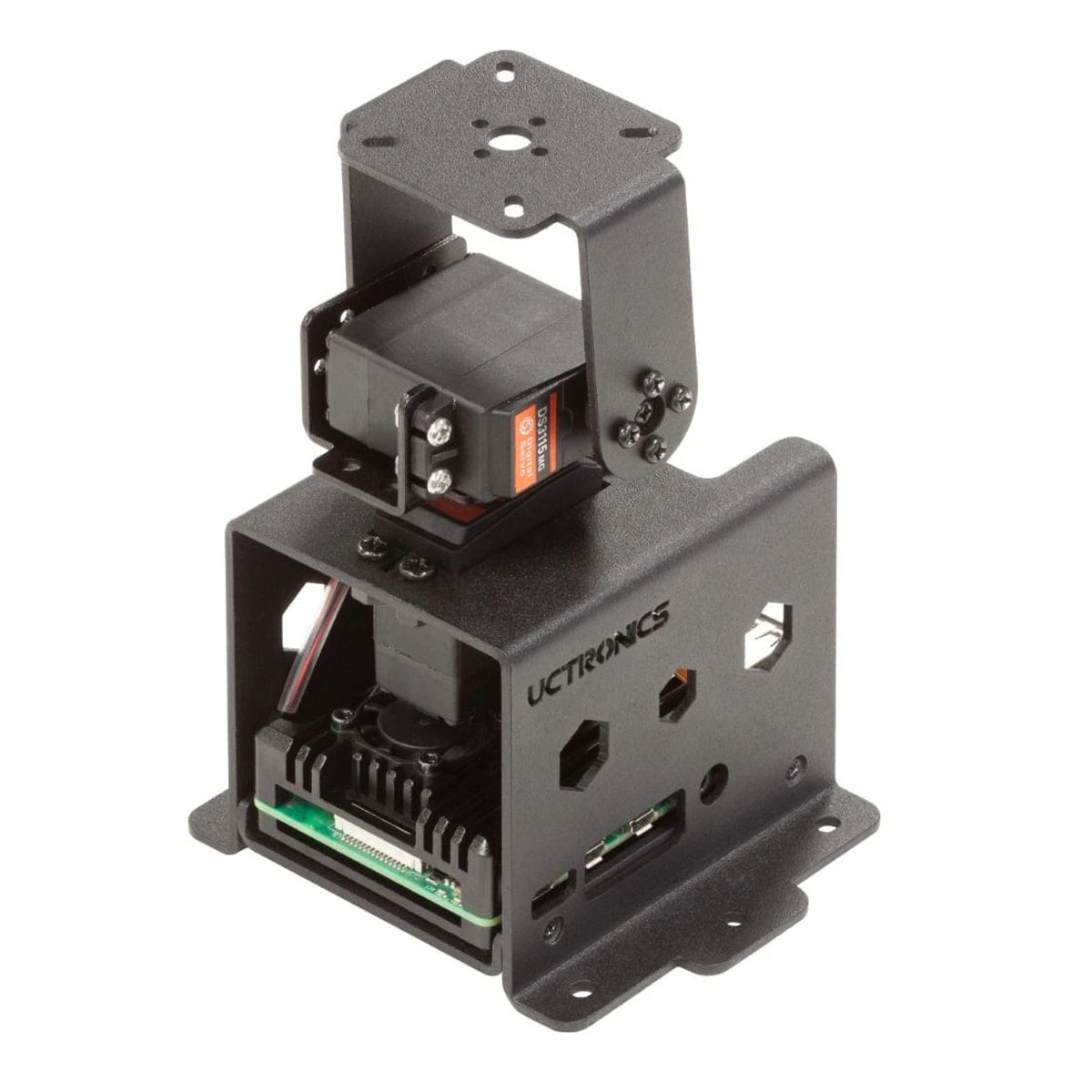 2 DoF Full Metal Pan Tilt Kit For Raspberry Pi 4 3 2 DoF Full Metal Pan Tilt Kit For Raspberry Pi 4