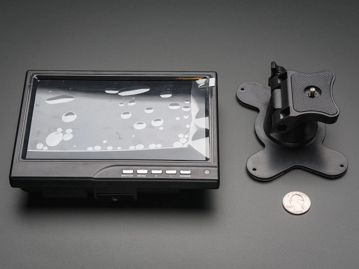 7" Display 1280x800 (720p) IPS + Speakers - HDMI/VGA/NTSC/PAL - Image 3