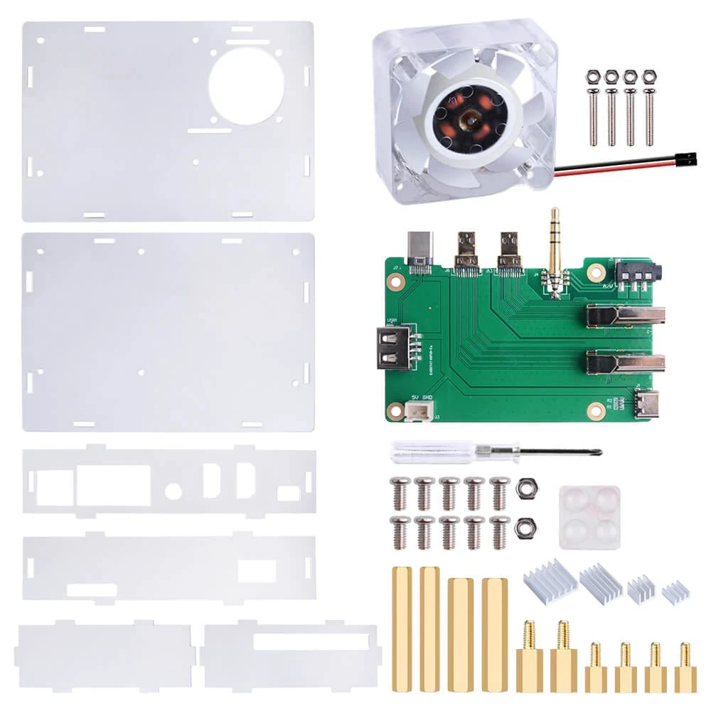 Acrylic Set-top Box Kit For Raspberry Pi 4 9 Acrylic Set-top Box Kit For Raspberry Pi 4 - Image 7