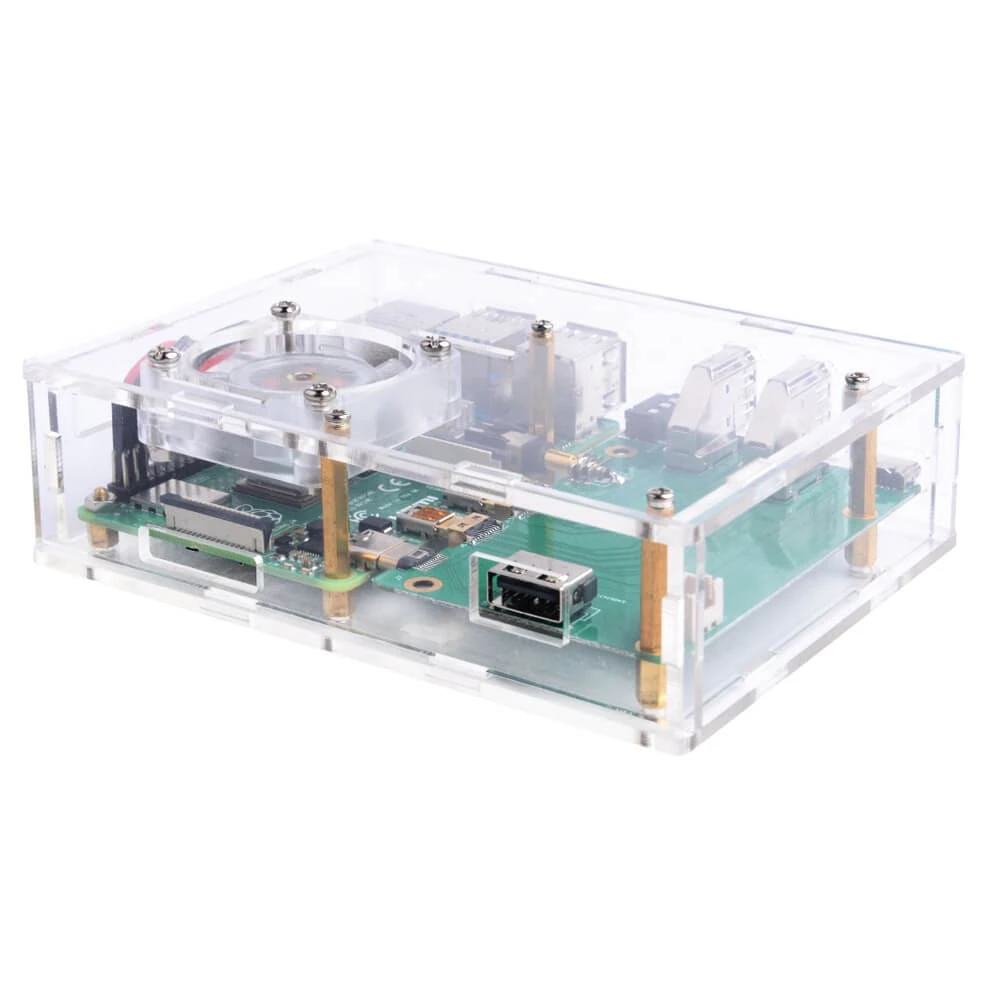 Acrylic Set-top Box Kit For Raspberry Pi 4 5 Acrylic Set-top Box Kit For Raspberry Pi 4 - Image 3