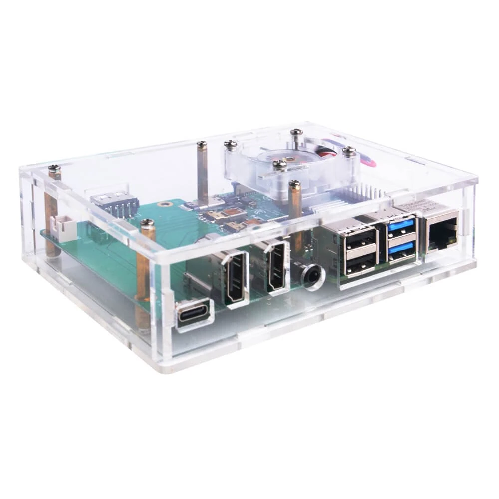 Acrylic Set-top Box Kit For Raspberry Pi 4 4 Acrylic Set-top Box Kit For Raspberry Pi 4 - Image 2