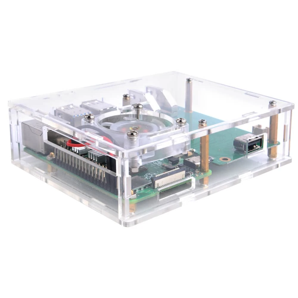 Acrylic Set-top Box Kit For Raspberry Pi 4 6 Acrylic Set-top Box Kit For Raspberry Pi 4 - Image 4