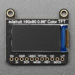 Adafruit 0.96" 160x80 Color TFT Display W/ MicroSD Card Breakout (ST7735) -3C Electronic Products adafruit 0 96 160x80 color tft display w microsd card breakout st7735 adafruit ada3533 40137132114115