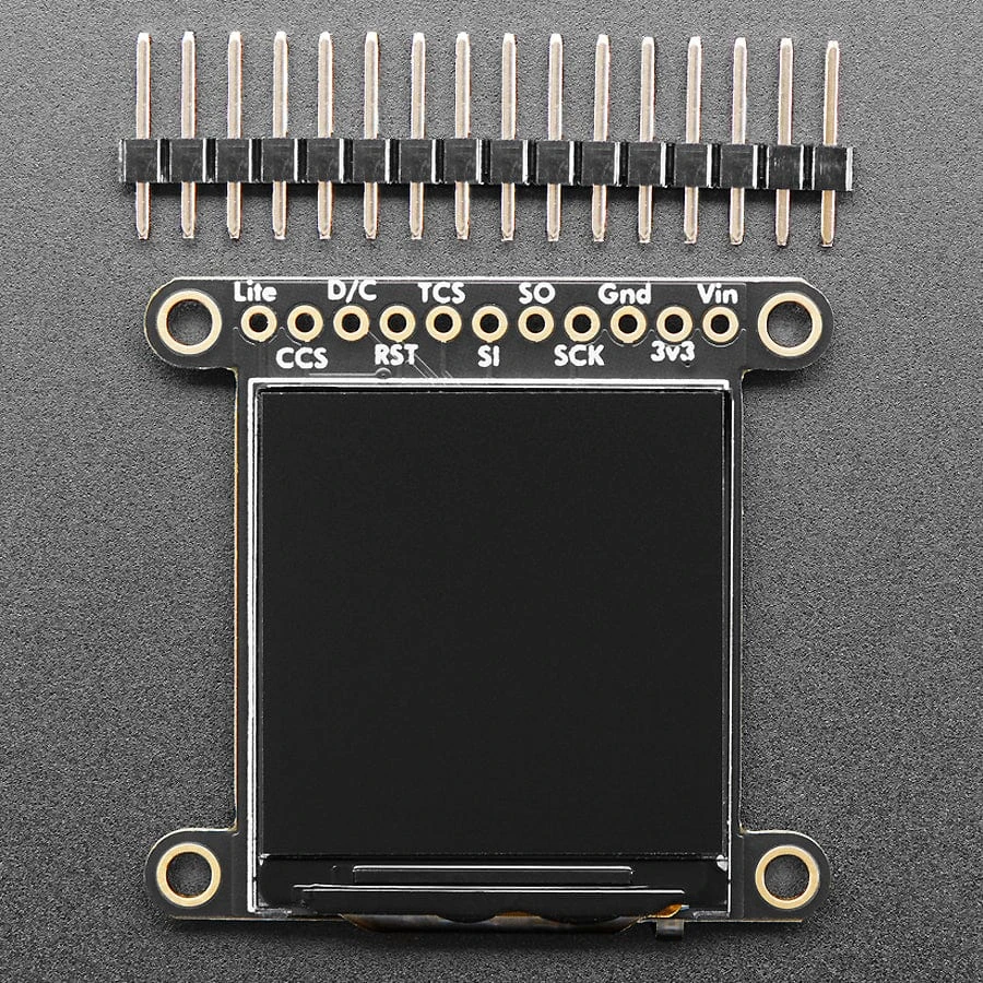 Adafruit 1.3" 240x240 Wide Angle TFT LCD Display With MicroSD (ST7789) With EYESPI Connector - Image 2