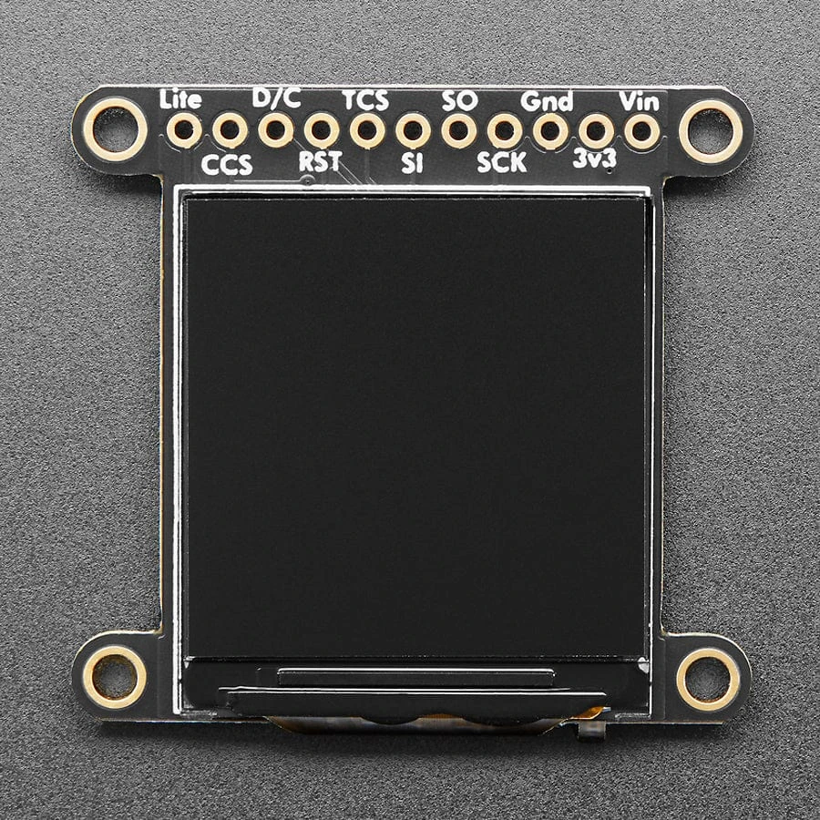 Adafruit 1.3" 240x240 Wide Angle TFT LCD Display With MicroSD (ST7789) With EYESPI Connector - Image 3