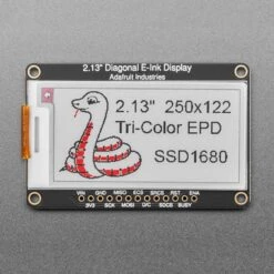 Adafruit 2.13" 250x122 Tri-Color EInk / EPaper Display With SRAM - SSD1680 Driver -3C Electronic Products adafruit 2 13 250x122 tri color eink epaper display with sram ssd1680 driver adafruit ada4947 40348592210115