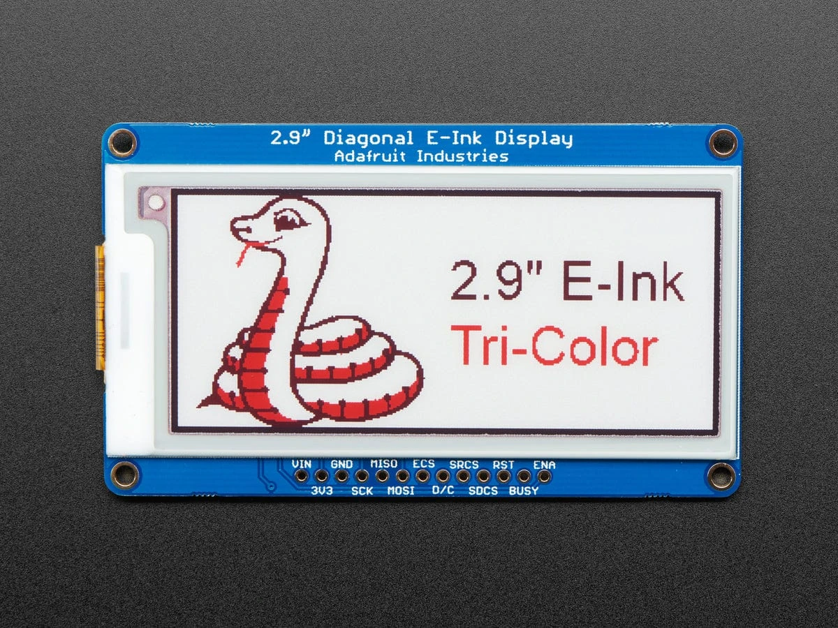 Adafruit 2.9" Red/Black/White EInk Display Breakout (THINK INK) - Image 2