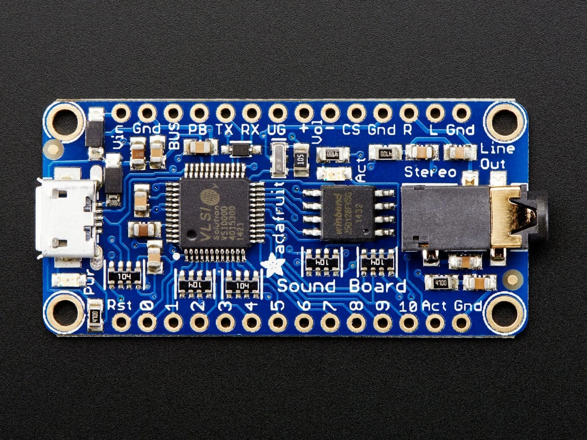 Adafruit Audio FX Sound Board - WAV/OGG Trigger With 16MB Flash - Image 5