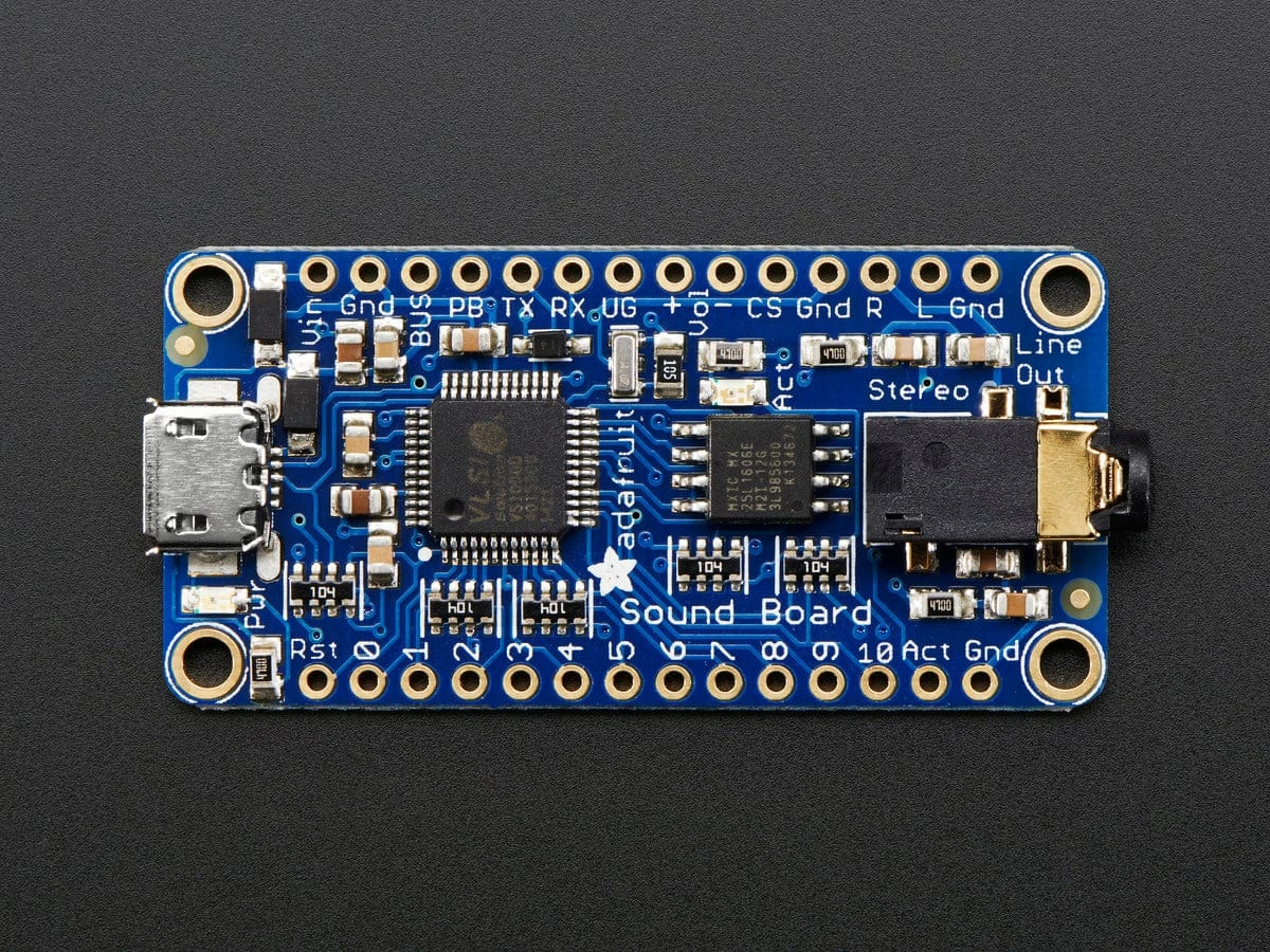 Adafruit Audio FX Sound Board - WAV/OGG Trigger With 2MB Flash - Image 5