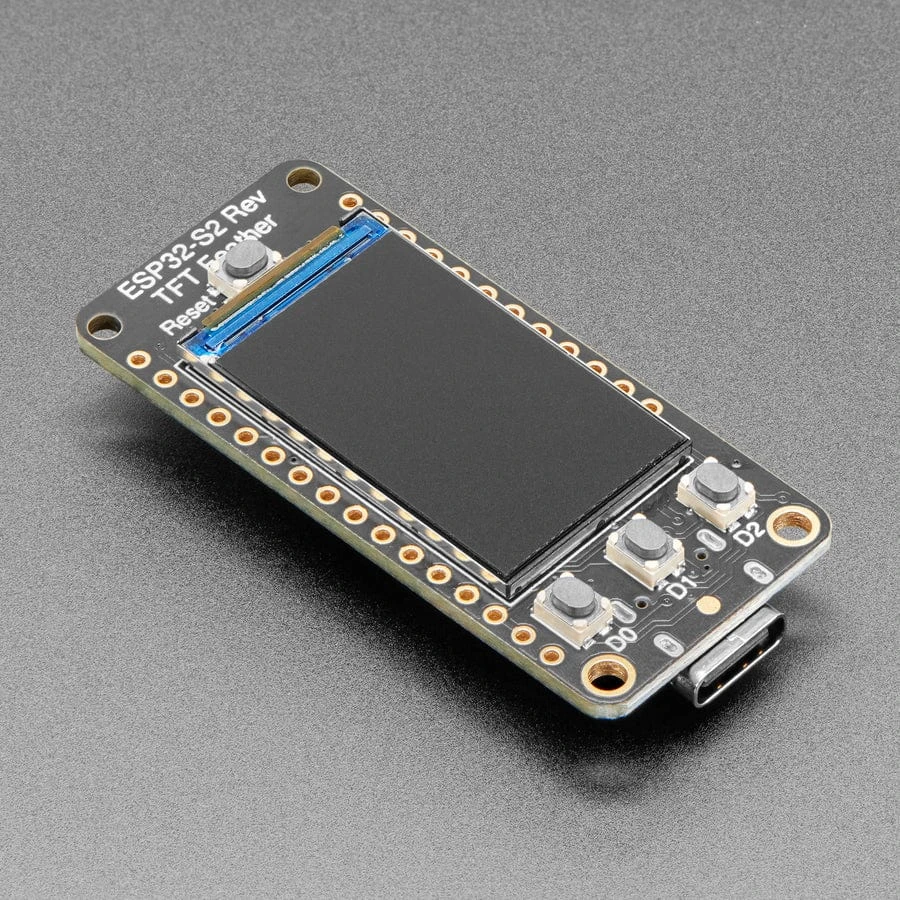 Adafruit ESP32-S2 Reverse TFT Feather 3 Adafruit ESP32-S2 Reverse TFT Feather
