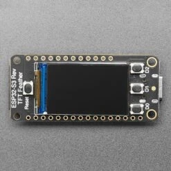 Adafruit ESP32-S3 Reverse TFT Feather - 4MB Flash, 2MB PSRAM, STEMMA QT -3C Electronic Products adafruit esp32 s3 reverse tft feather 4mb flash 2mb psram stemma qt the pi hut ada5691 40413913612483