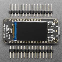 Adafruit ESP32-S3 Reverse TFT Feather - 4MB Flash, 2MB PSRAM, STEMMA QT -3C Electronic Products adafruit esp32 s3 reverse tft feather 4mb flash 2mb psram stemma qt the pi hut ada5691 40413913710787