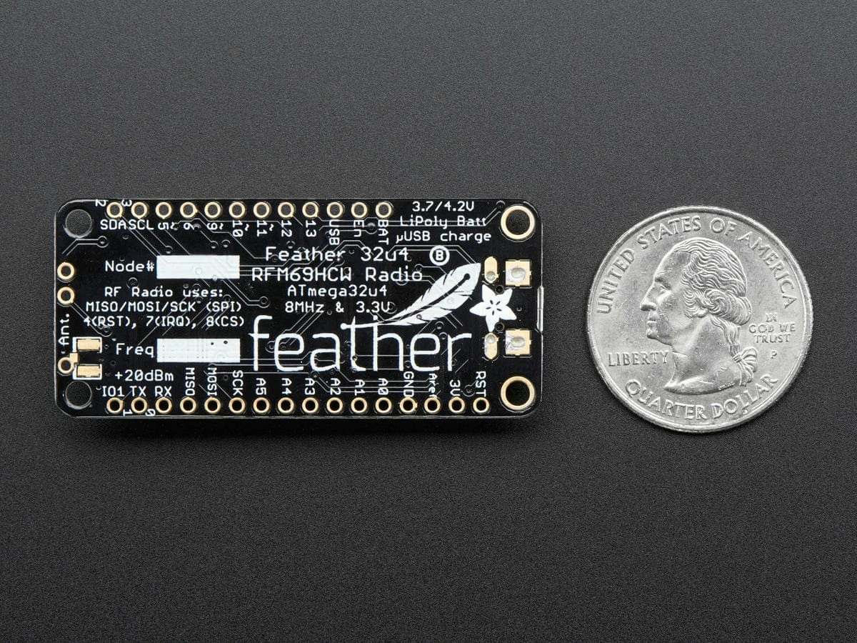 Adafruit Feather 32u4 With RFM69HCW Packet Radio - 433MHz (RadioFruit) - Image 5