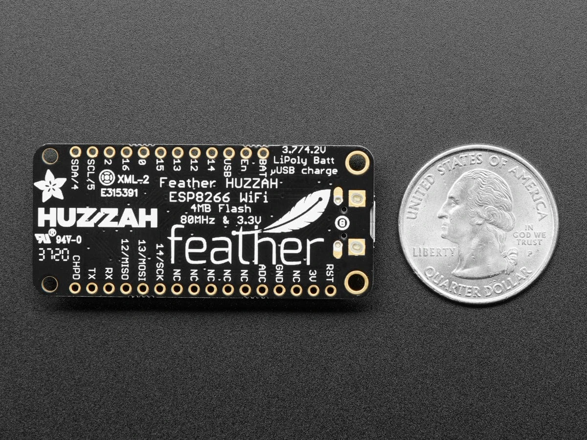 Adafruit Feather HUZZAH With ESP8266 - Loose Headers - Image 6