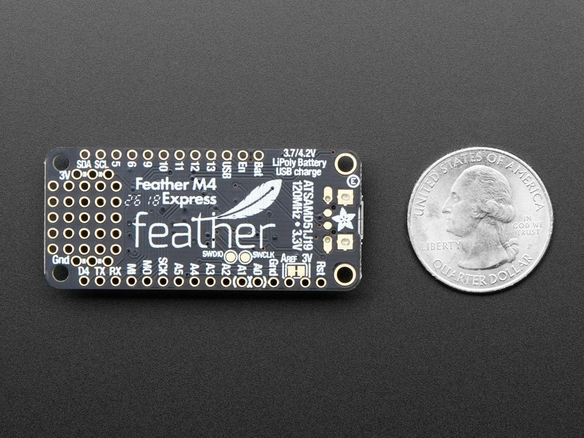 Adafruit Feather M4 Express - Featuring ATSAMD51 (ATSAMD51 Cortex M4) - Image 3