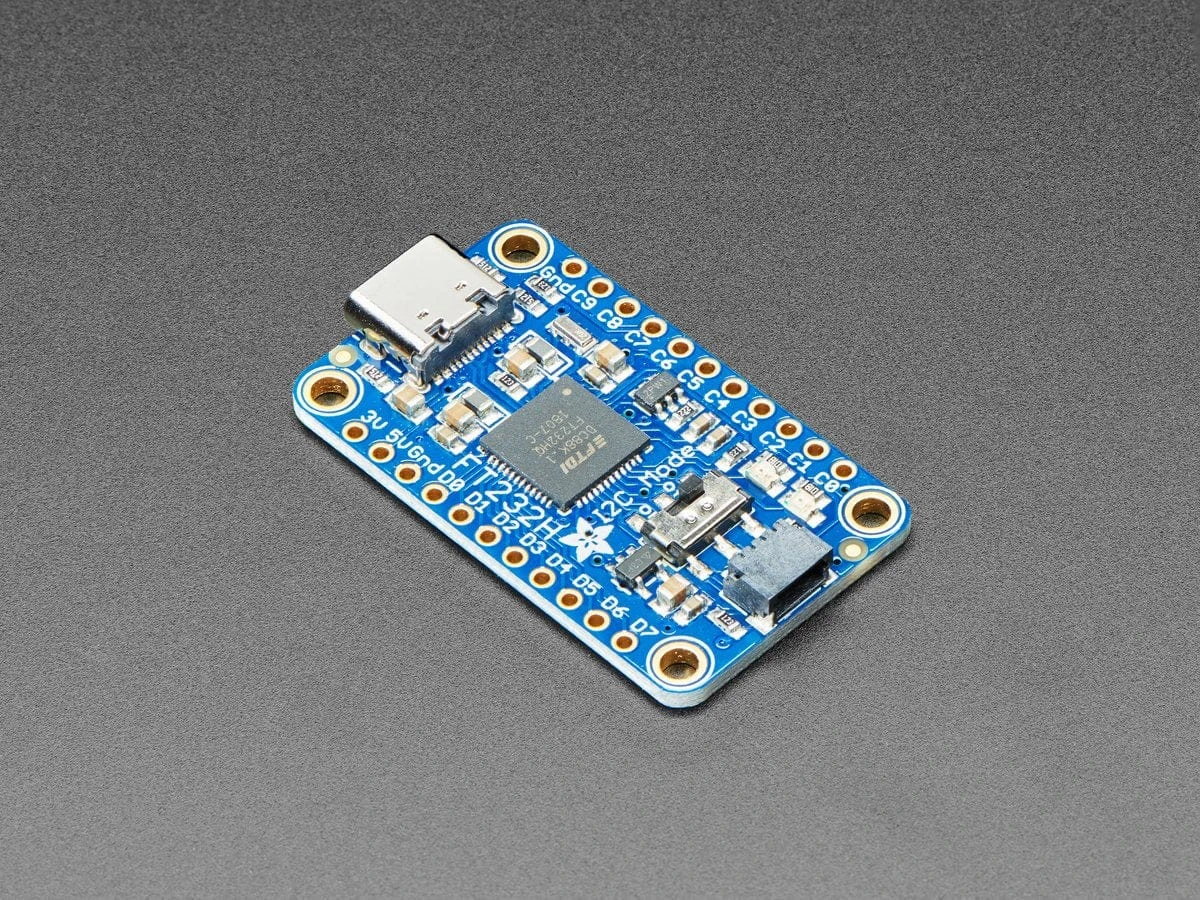Adafruit FT232H Breakout - General Purpose USB To GPIO, SPI, I2C (USB C & Stemma QT)