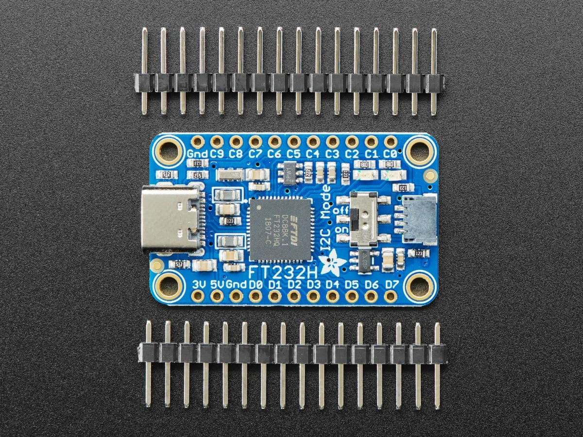 Adafruit FT232H Breakout - General Purpose USB To GPIO, SPI, I2C (USB C & Stemma QT) - Image 3