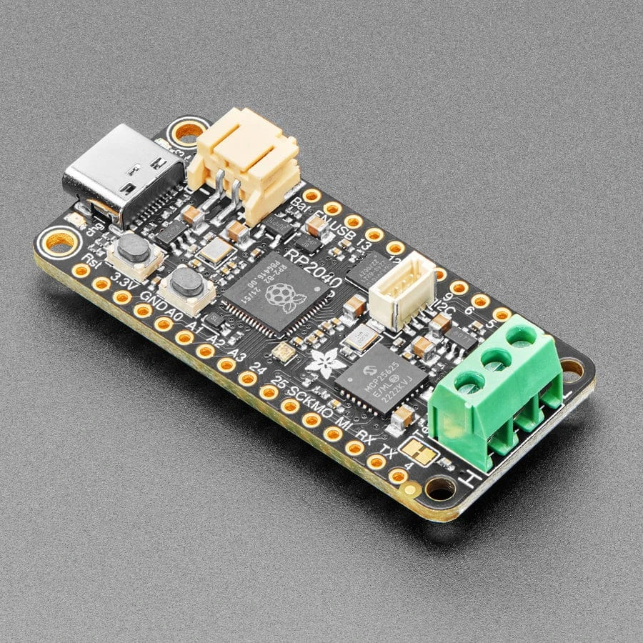 Adafruit RP2040 CAN Bus Feather With MCP2515 CAN Controller - STEMMA QT