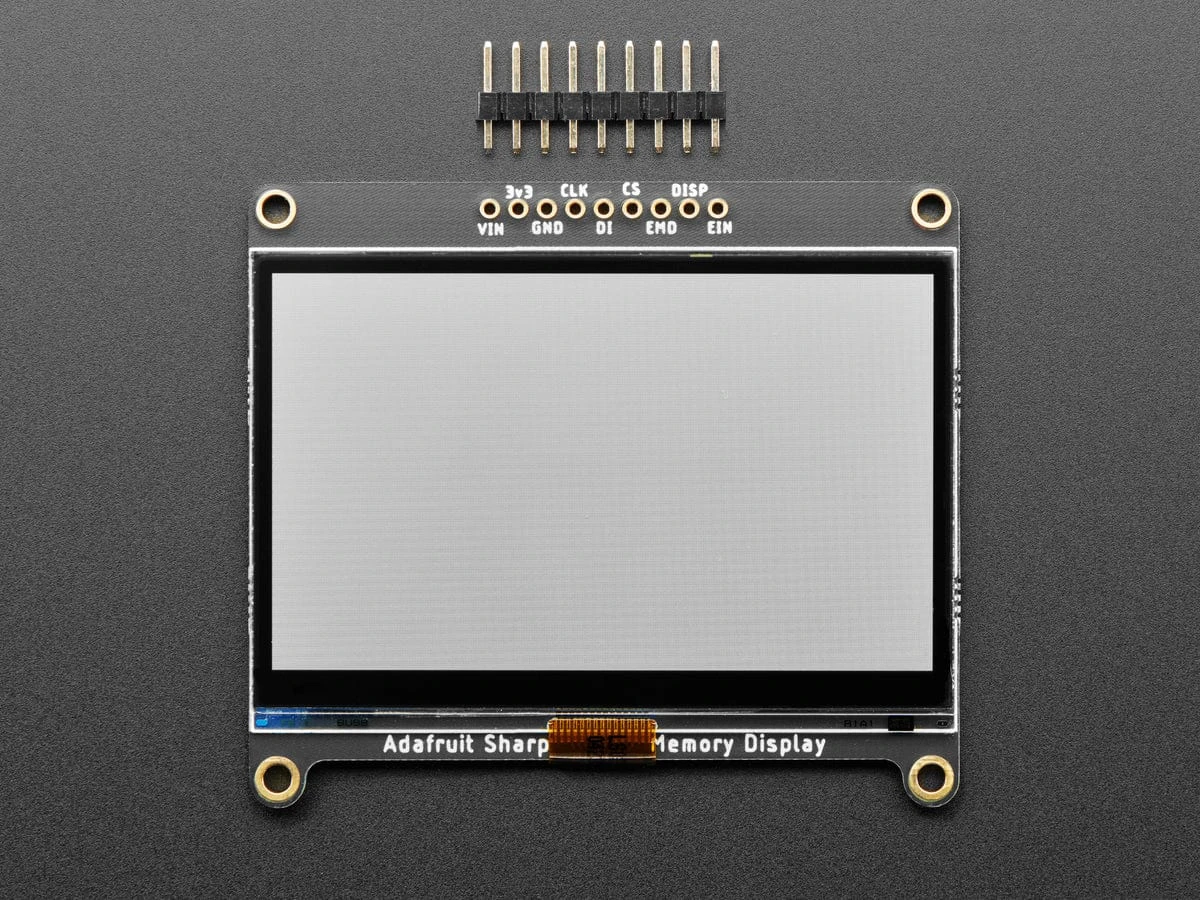 Adafruit SHARP Memory Display Breakout - 2.7" 400x240 Monochrome 5 Adafruit SHARP Memory Display Breakout - 2.7" 400x240 Monochrome - Image 3