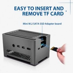 Aluminium Pi 4 NAS Case With Low-Profile ICE Tower Cooler -3C Electronic Products aluminium pi 4 nas case with low profile ice tower cooler 52pi zp 0141 40477499326659