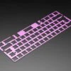 Anodized Purple Aluminum Metal Keyboard Plate For GH60 Case