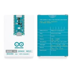 Arduino Nano 33 BLE Sense REV2 (with Headers) 11 Arduino Nano 33 BLE Sense REV2 (with Headers) -3C Electronic Products arduino nano 33 ble sense rev2 with headers arduino abx00070 39963495694531