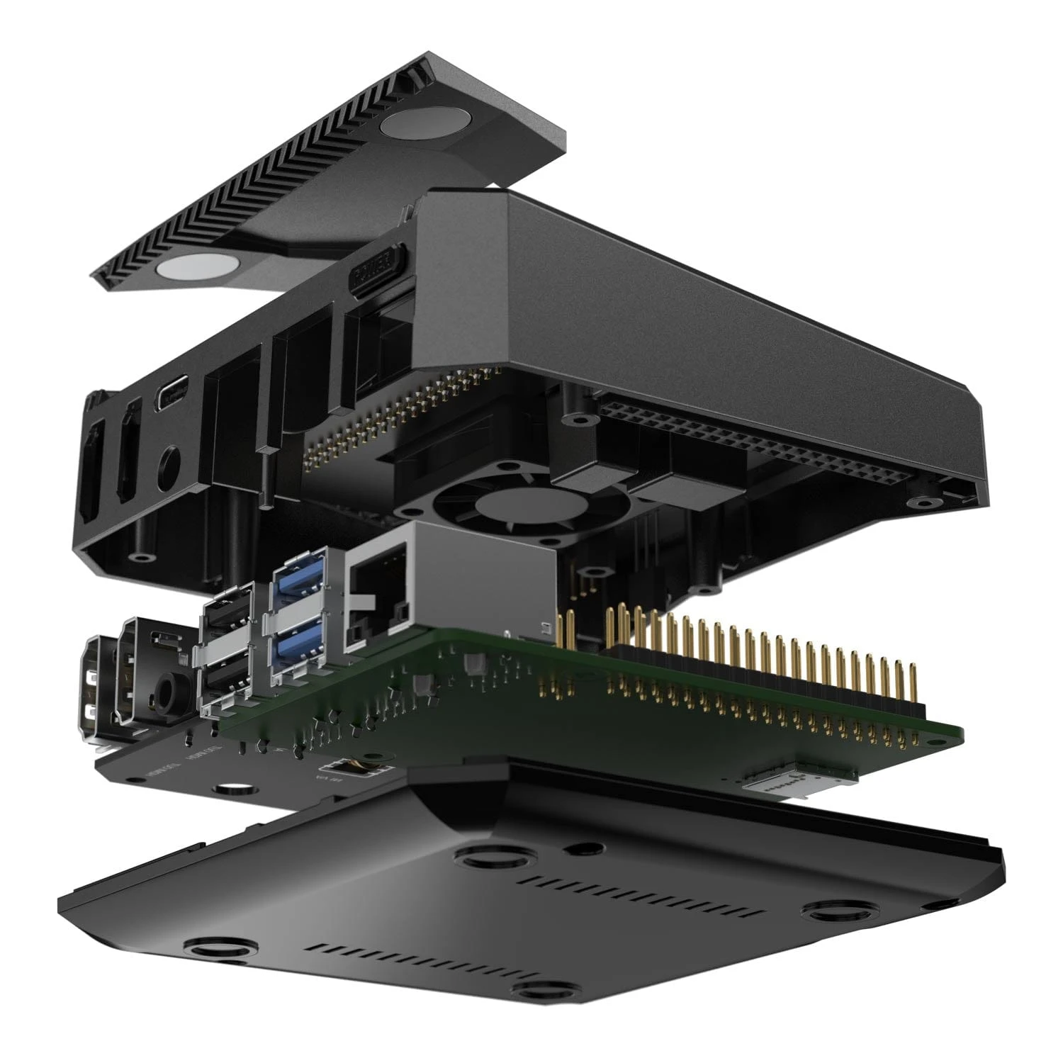 Argon ONE V2 Raspberry Pi 4 Case - Image 3