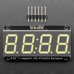 Assembled Adafruit 0.56" 4-Digit 7-Segment Display - W/ I2C Backpack QT - White -3C Electronic Products assembled adafruit 0 56 4 digit 7 segment display w i2c backpack qt white adafruit ada5604 39773311500483