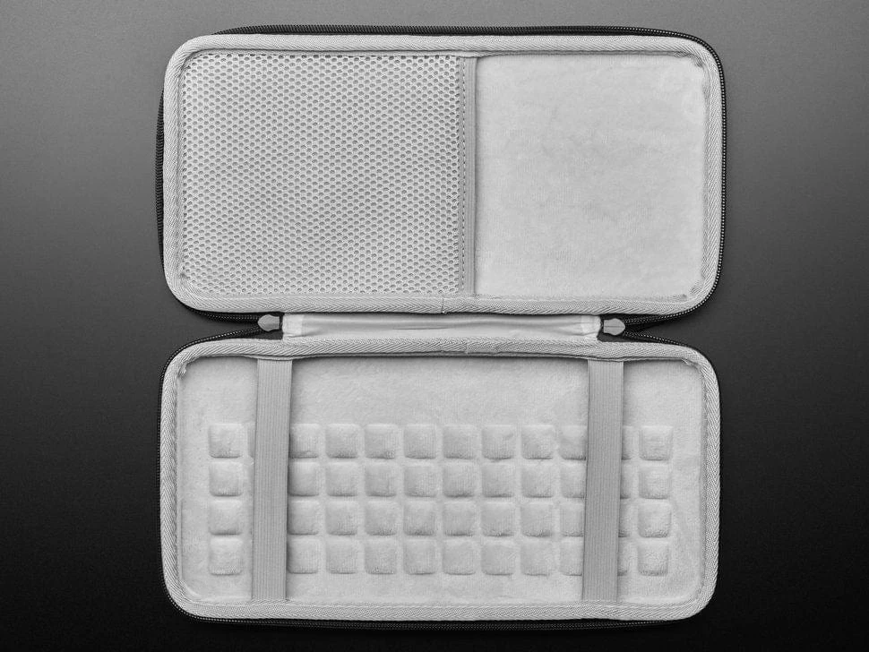 Black Zipper Sleeve Case With Handle For Raspberry Pi 400 - Image 4