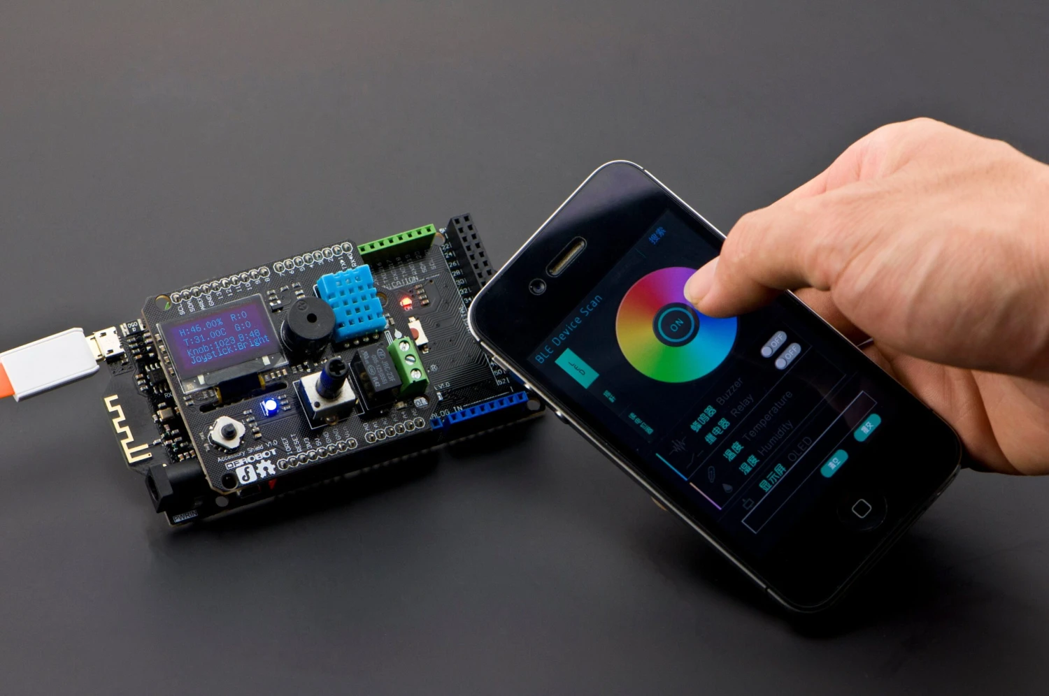 Bluno Mega 2560 -Arduino Mega 2560 Compatible - Bluetooth 4.0 4 Bluno Mega 2560 -Arduino Mega 2560 Compatible - Bluetooth 4.0 - Image 2