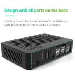 DeskPi Lite Raspberry Pi 4 Case -3C Electronic Products deskpi lite raspberry pi 4 case 52pi dp 0009 33883247542467