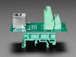 DIN Rail RJ-45 To Terminal Block Adapter (Vertical Jack) -3C Electronic Products din rail rj 45 to terminal block adapter vertical jack the pi hut ada3798 28610274361539