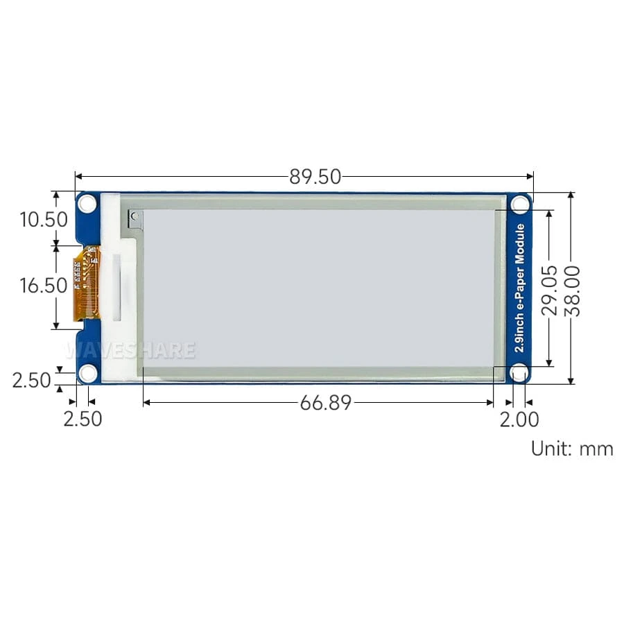 E-Ink Display Module - 2.9" (296x128) - Image 5