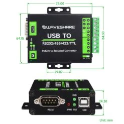 FT232RNL USB TO RS232/485/422/TTL Interface Converter -3C Electronic Products ft232rnl usb to rs232 485 422 ttl interface converter waveshare wav 23996 40399453814979