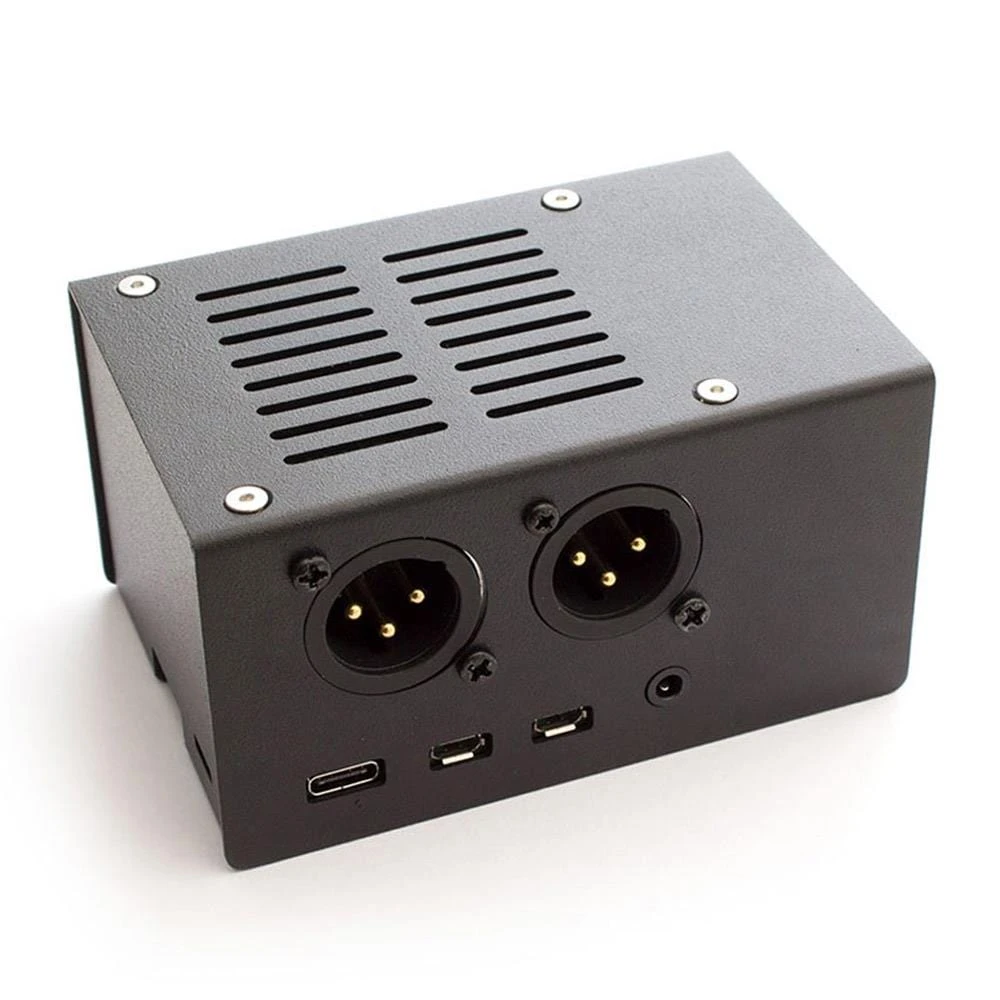 HiFiBerry DAC2 Pro XLR Raspberry Pi 4 Steel Case - Black