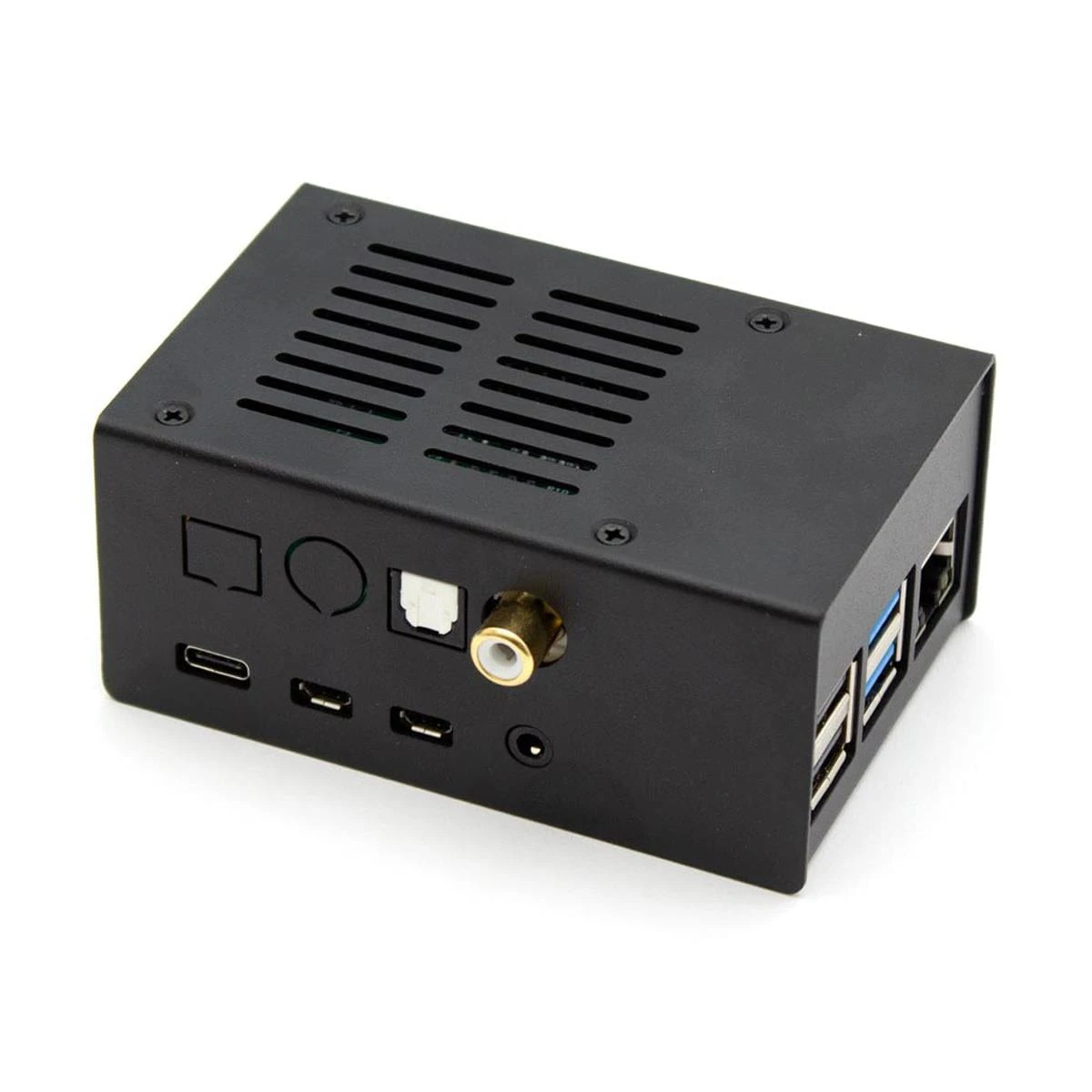 HiFiBerry Digi+ Raspberry Pi 4 Steel Case V2 - Black