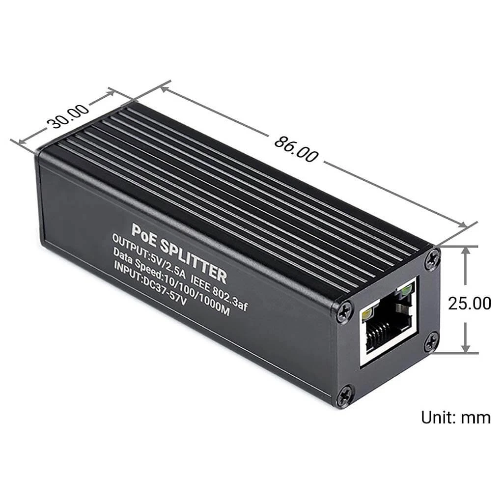 Industrial USB-C Gigabit PoE Splitter (5V 2.5A) 8 Industrial USB-C Gigabit PoE Splitter (5V 2.5A) - Image 6