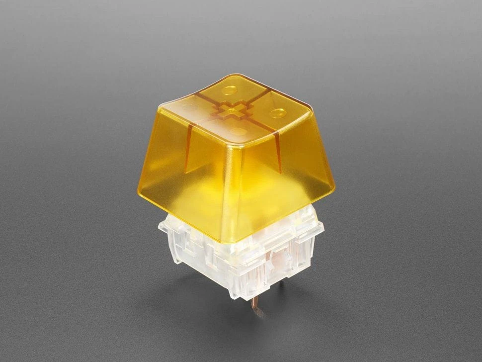 Kailh Big Mechanical Key Switch - Linear Dark Yellow - 1 Piece - Image 3