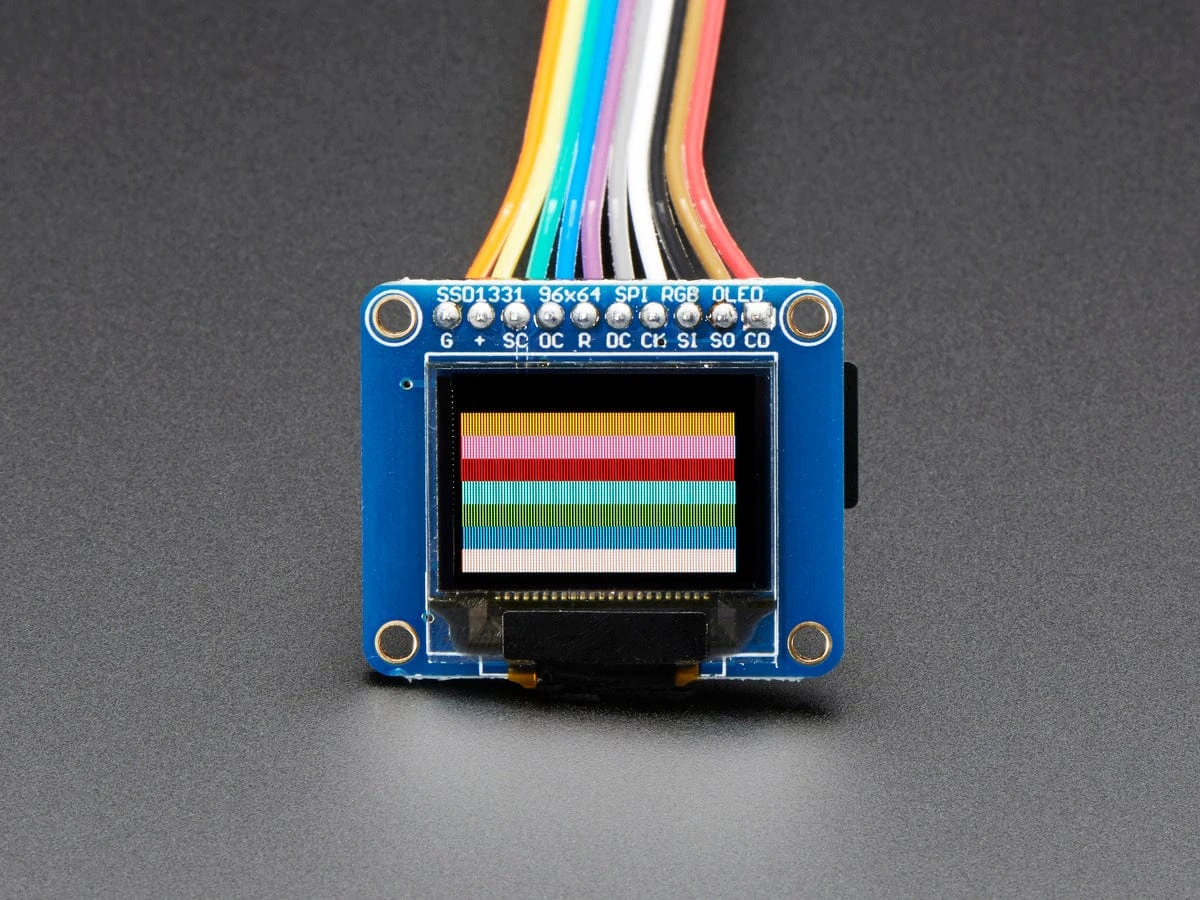 OLED Breakout Board - 16-bit Color 0.96" W/microSD Holder 3 OLED Breakout Board - 16-bit Color 0.96" W/microSD Holder
