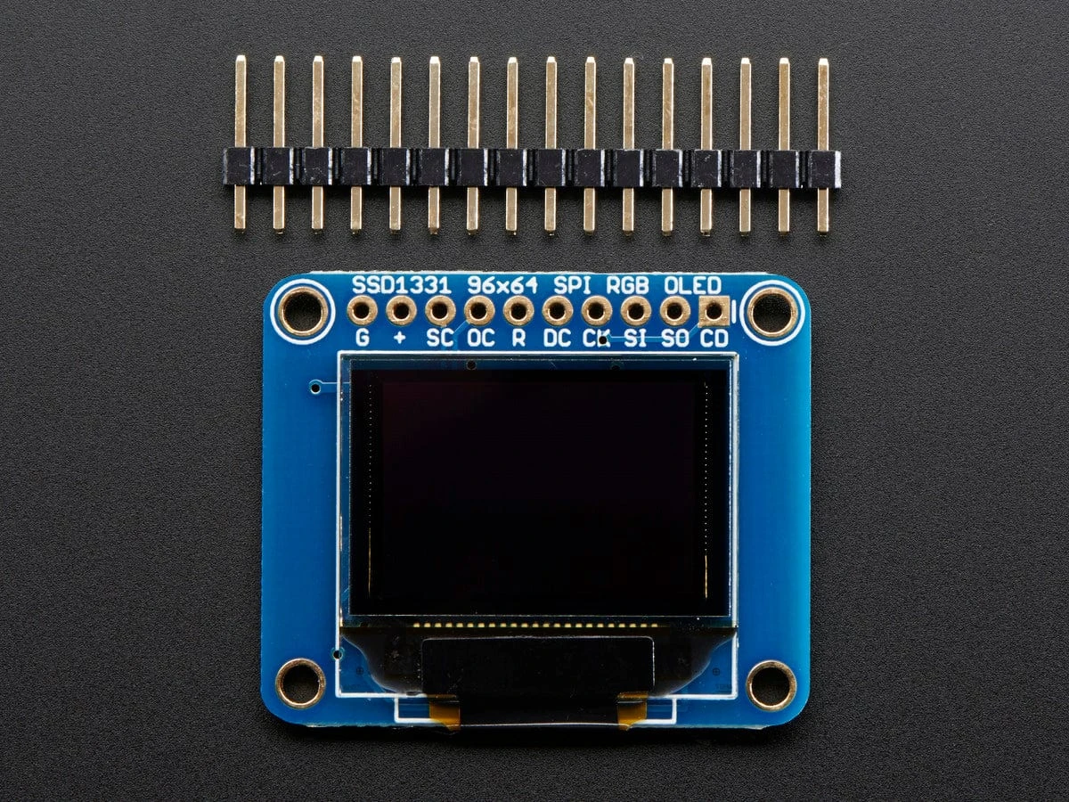 OLED Breakout Board - 16-bit Color 0.96" W/microSD Holder 4 OLED Breakout Board - 16-bit Color 0.96" W/microSD Holder - Image 2