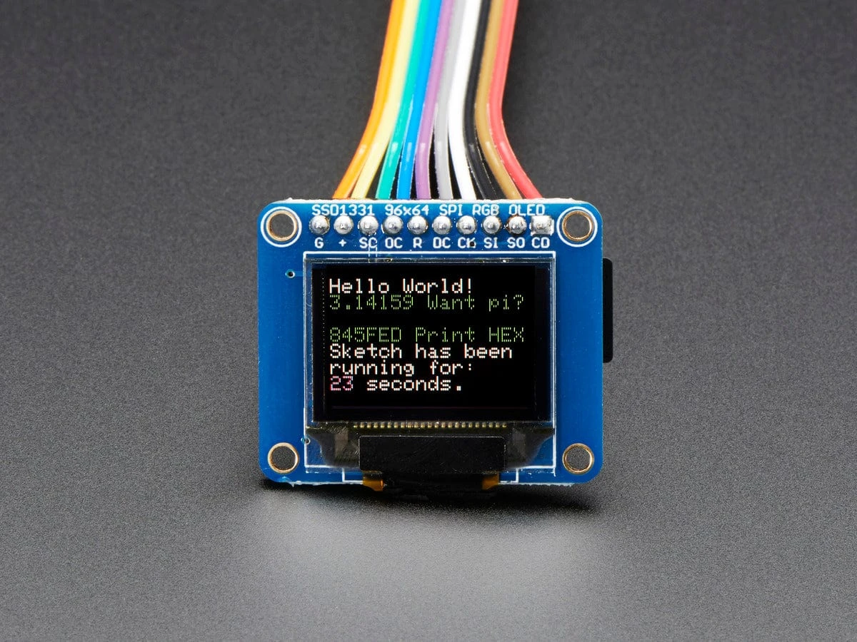 OLED Breakout Board - 16-bit Color 0.96" W/microSD Holder 8 OLED Breakout Board - 16-bit Color 0.96" W/microSD Holder - Image 6