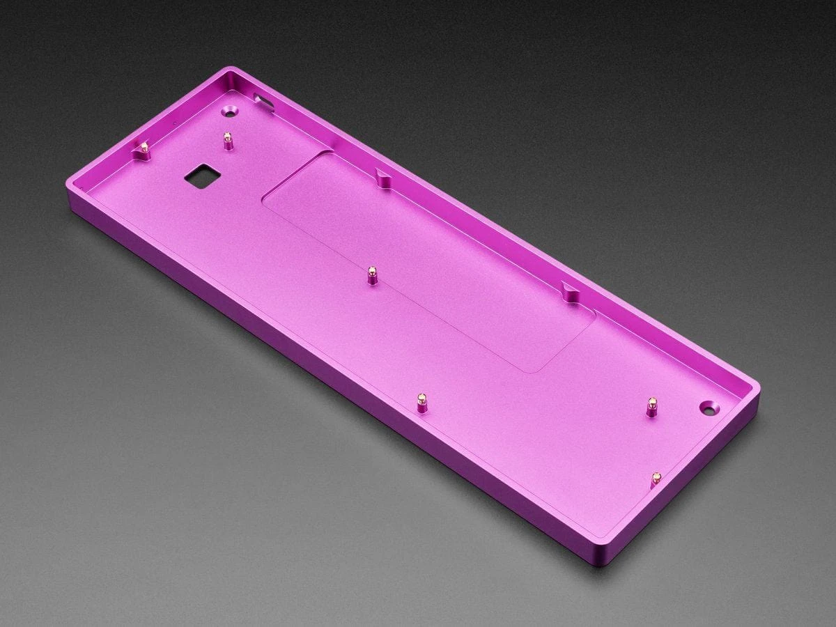 Purple Anodized Aluminum 60% / GH60 Keyboard Shell
