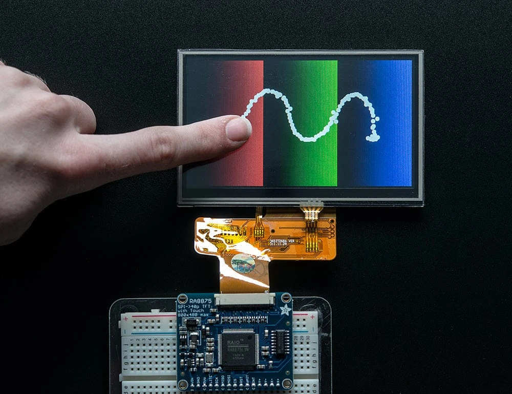 RA8875 Driver Board For 40-pin TFT Touch Displays - 800x480 Max - Image 4