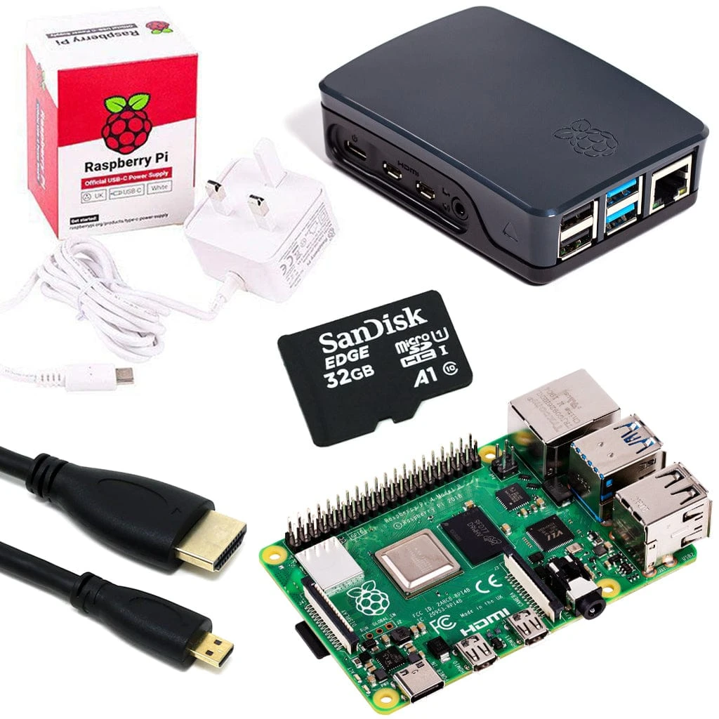 Raspberry Pi 4 Model B Starter Kit