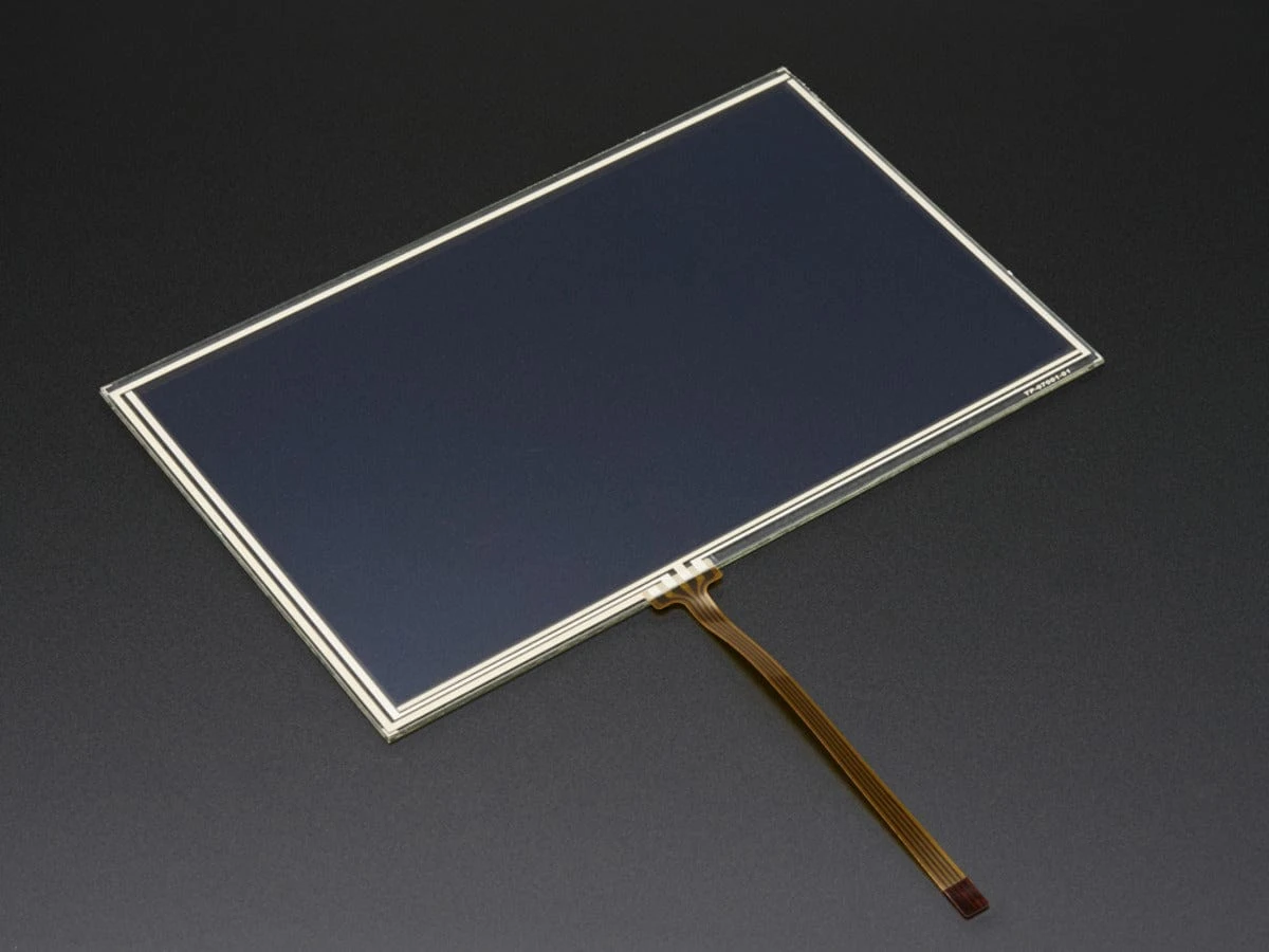 Resistive Touchscreen Overlay - 7" Diag. 165mm X 105mm - 4 Wire
