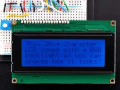 RGB Backlight Positive LCD 20x4 + Extras (black On RGB) 9 RGB Backlight Positive LCD 20x4 + Extras (black On RGB) -3C Electronic Products rgb backlight positive lcd 20x4 extras black on rgb the pi hut ada499 28610538438851