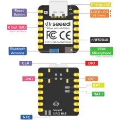 Seeed XIAO BLE NRF52840 Sense -3C Electronic Products seeed xiao ble nrf52840 sense seeed 104807 34725836226755